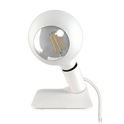 Filotto magnetischer lampenhalter mit lampe - weiße iris