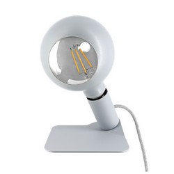 Filotto magnetic lamp holder with lamp - iris grey