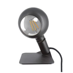 Filotto magnetic lamp holder with lamp - black iris