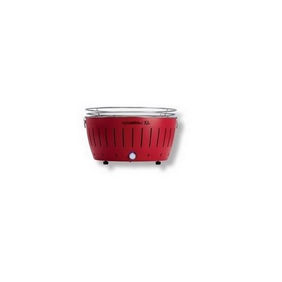 LotusGrill New 2023 XL Red Barbecue with Batteries and USB Power Cable