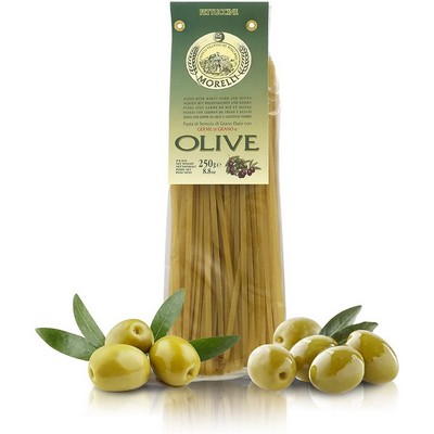 flavored pasta - green olives - fettuccine - 250 g
