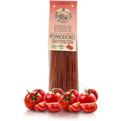 flavored pasta - tomato - tagliolini - 250 g