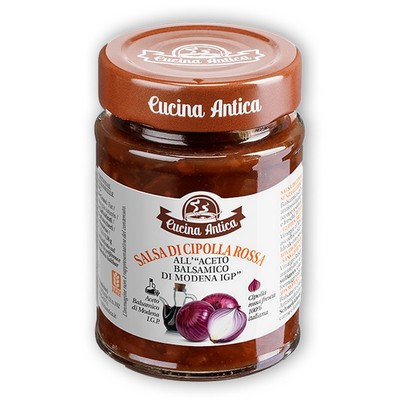 Cucina Antica salsa di cipolla rossa all'aceto balsamico di modena - 190 g