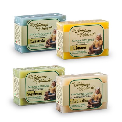 sapone naturale artigianale - 4 x 100 g