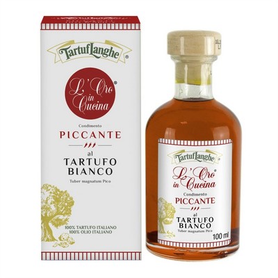 Tartuflanghe Oro In Cucina® - Seasoning Based on Spicy Extra Virgin Olive Oil with White Truffle in Fett